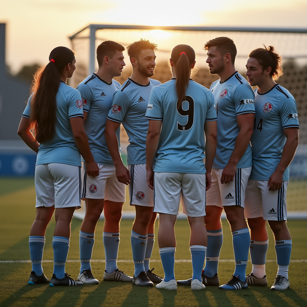 das Team der Fußballer